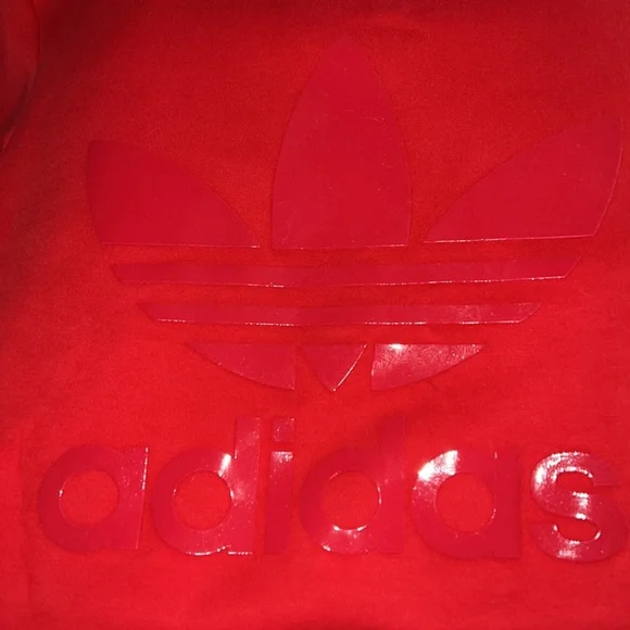 Adidas Trefoil Logo Womens Short Sleeve Half Zip Tee - Picture 4 of 5